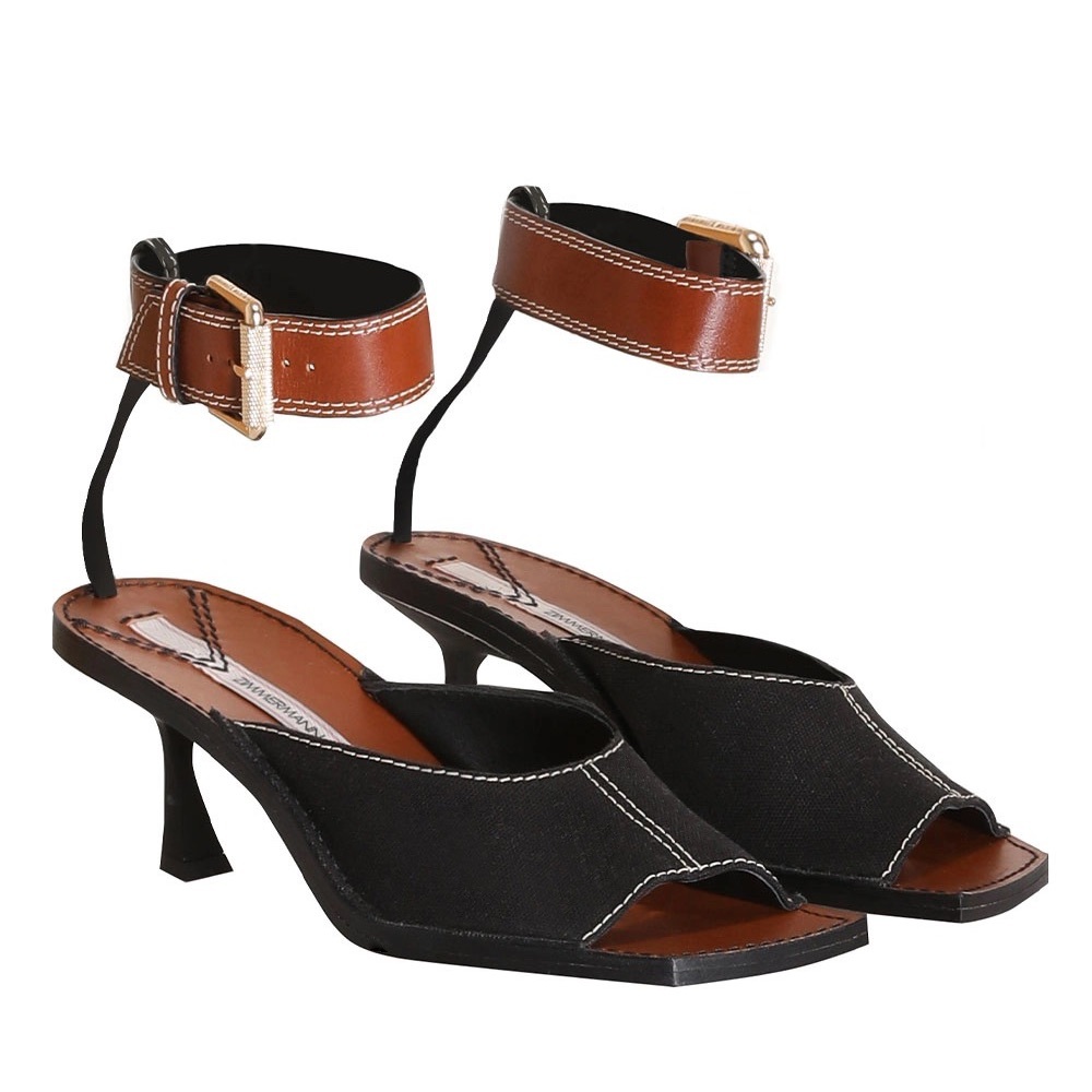 Zimmermann Square Toe Heeled Mule, Size 37